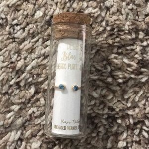 December birthstone ring 18K gold vermeil